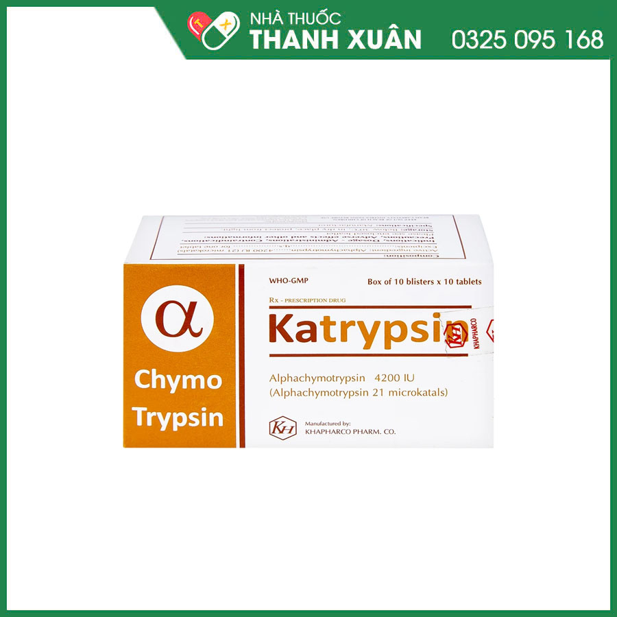 Katrypsin 4200 IU dùng trong các trường hợp điều trị phù nề sau chấn thương, phẫu thuật, bỏng